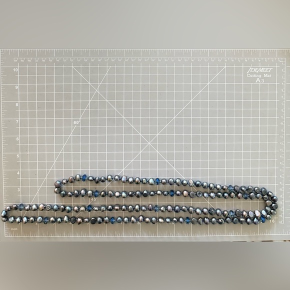 Vintage Peacock Pearl Necklace - Picture 11 of 16